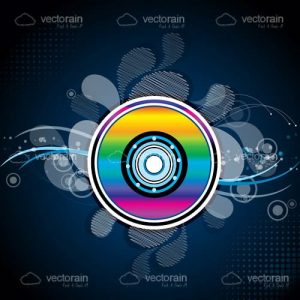 Colorful compact disc